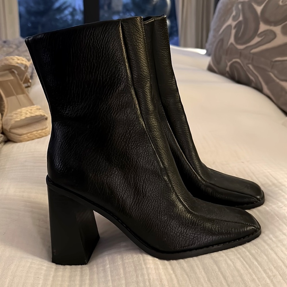Steve Madden square toe ankle boots